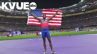 American runner Noah Lyles wins 100meter dash becomes worlds fastest man  Paris Olympics [upl. by Vezza]