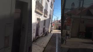 🇵🇹 Riding Tram 28 in Lisbon shorts [upl. by Ecnadnak]