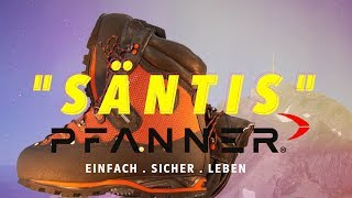 quotSÄNTISquot Der neue Schnittschutzschuh von Pfanner Austria [upl. by Narra509]