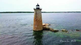 Mavic Pro  Whaleback Lighthouse Kittery Point Maine [upl. by Candis93]