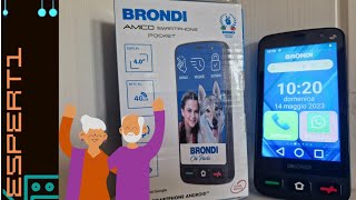 Brondi Amico Smartphone Pocket Novità 2023 [upl. by Nussbaum]