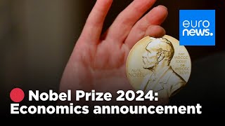 🔴 Nobel Prize in Economics 2024 announcement from Sweden  euronews 🇬🇧 [upl. by Bolt]