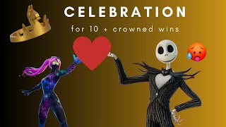 🥵 Galaxia Skin gives Jack Skellington special surprise for hes accomplishment of 10 plus Wins 🥰 [upl. by Anawak]