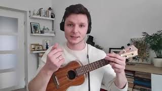 Ukulele  Lekcja 2  jak trzymać ukulele ćwiczenia z metronomem  Małe Inne Brzmienia [upl. by Sisak]