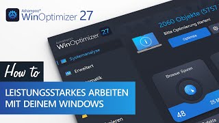 Ashampoo WinOptimizer 27  Leistungsstarkes Arbeiten mit Windows [upl. by Brainard865]