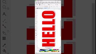 Text Effect in CorelDraw coreldesign coreldraw learncoreldraw graphicdesign powerclip [upl. by Niawat947]