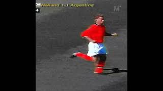 Dennis Bergkamp iconic moment against Argentina  04071998 [upl. by Shinberg]