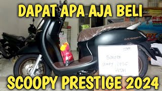 DAPAT APA AJA BELI SCOOPY PRESTIGE 2024 HITAM DOFF [upl. by Raina]