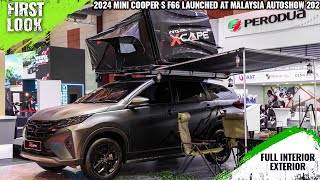 Perodua Aruz XCape With Camping Accessories Showcased At Malaysia Autoshow  Full Interior Exterior [upl. by Selle]