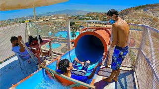 Anaconda Water Slide at Albercas El Vergel Water Park [upl. by Hniv612]