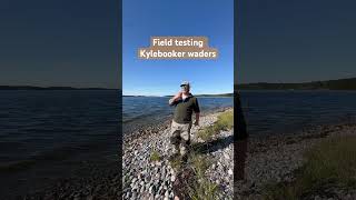 Field testing Kylebooker waders flyfishingaddict flyfishinggear waders [upl. by Canfield736]