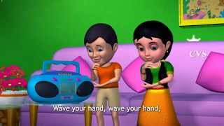 Clap Your Hands  3D Animation English Nursery rhyme for children with Lyrics [upl. by Menell983]