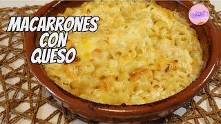 RECETAS DE PASTA  MACARRONES CON QUESO [upl. by Leid]