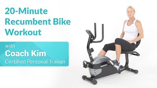 20Minute Recumbent Bike Workout [upl. by Yeltsew]