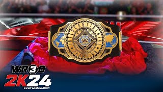 NEW WWE INTERCONTINENTAL CHAMPIONSHIP 2024 FOR WRESTLING REVOLUTION 3D [upl. by Attenaj]