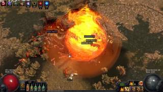 PoE 23 Fire Juggernaut Mjolner Village Ruin full clear [upl. by Medea]