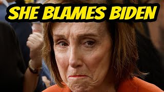 Nancy Pelosi Blames Biden for Kamala Losing [upl. by Maurilia70]