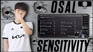 오살 OSAL PUBG LIVE SENSITIVITY REVEALED 오살 OSAL PUBG NEW SENSITIVITY 2024  PUBG MOBILE [upl. by Ttessil640]