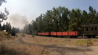 Sumpter Valley Railway video 11 5k 30fps 2880p30 [upl. by Yneffit]