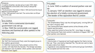 EDEXCEL GCSE History Cold War Soviet Expansion [upl. by Sorac]