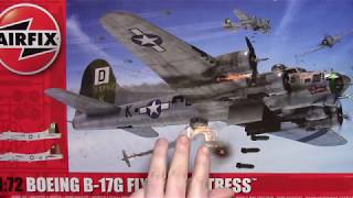 Airfix 172 B17G Flying Fortress review [upl. by Goodyear268]