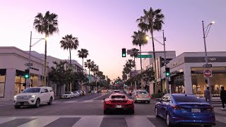 Los Angeles 4K  California Glow  Scenic Drive [upl. by Trudi675]