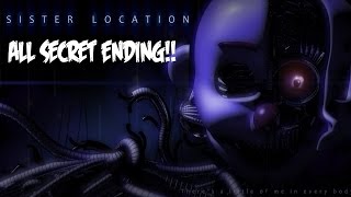 TUTTI I FINALI SEGRETI  Five Nights At Freddys Sister Location Secret Endings ITA [upl. by Arimaj282]