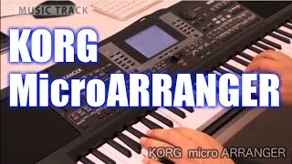 KORG micro ARRANGER DemoampReview English Captions [upl. by Airahcaz272]