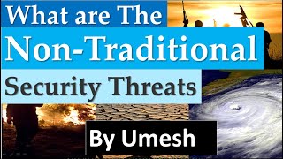 What are the NonTraditional Security ThreatsProblems for India upsc upscmains upscprelims [upl. by Melosa]