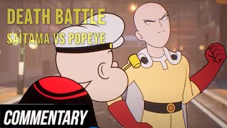 Blind Reaction Death Battle  Saitama vs Popeye [upl. by Yonatan]