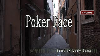 Lady Gaga  Poker Face  KaraokeLyricsInstrumental [upl. by Brote]