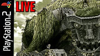 🔴 LIVE  SHADOW OF THE COLOSSUS PS2 MODO HARD [upl. by Akilam]