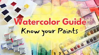 Understanding Watercolor Paints  Lightfastness Opacity and Staining [upl. by Aedni408]