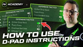 HOW TO USE THE DPAD INSTRUCTIONS ON FC24  FUTWIZ Academy [upl. by Nytram]