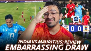 India vs Mauritius 00  A frustrating draw Garbage Finishing [upl. by Peednus548]