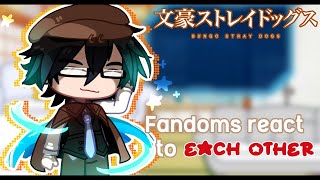 Fandoms react to each other  38  Ranpo Edogawa  BSD  🍉 [upl. by Anipsed579]