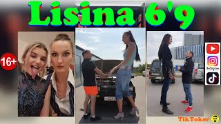 Ekaterina Lisina 69205cm Tik Tok  lisina15 TALLEST SUPERMODEL [upl. by Ycul663]