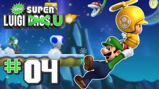 New Super Luigi U  World 4  Frosted Glacier 100 2 Players [upl. by Adnohsat]