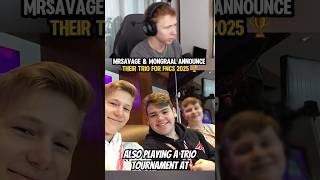 Mr Savage amp Mongraal Announce Their Trio For FNCS 2025 🏆 mrsavage mongraal benjyfishy fortnite [upl. by Ebony]