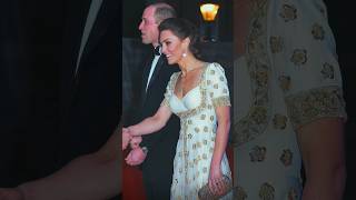 Former Kate Middleton stuns in glamorous white and gold gown at the BAFTA Awards in 2020 [upl. by Eneleuqcaj655]