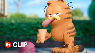 The Garfield Movie Clip  Garfield Hates Mondays 2024 [upl. by Anaibaf]