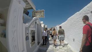 Oia Walking Tour Santorini  Greece [upl. by Yggep]