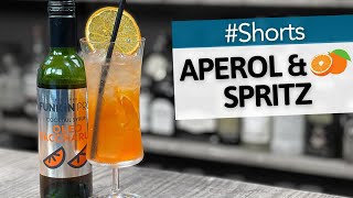 Aperol Spritz with Oleo Saccharum  Easy Cocktails to make at Home Bar  Drinkstuff Shorts [upl. by Herb]