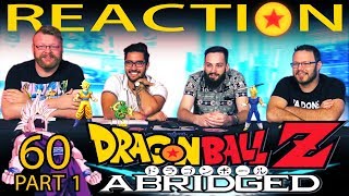 TFS Dragon Ball Z Abridged REACTION Episode 60  Part 1 [upl. by Ettessil]