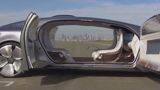 Mercedes F015 Exterior  Interior In Depth Walk Around Mercedes Driverless Car Review CARJAM TV 2016 [upl. by Lupe]