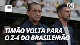 Empate entre Vitória e Cruzeiro empurra Corinthians para a zona de rebaixamento [upl. by Zanas]