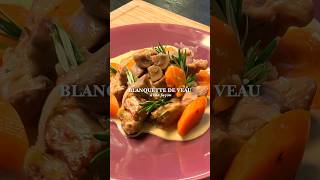 Blanquette de veau foodshorts recettefacile viande cooking recette cuisine foodie recipe [upl. by Hoem]