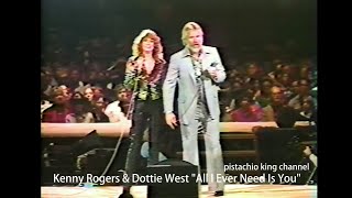 Kenny Rogers amp Dottie West quotAll I Ever Need Is Youquot Live in the round  at their Best [upl. by Aetnuahs]