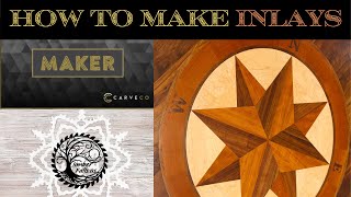 Mastering CNC Inlay Techniques with Carveco Maker CNC Woodworking Tips [upl. by Ecnarret]