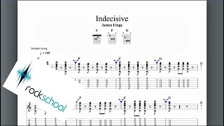 Indecisive Rockschool Grade 3 Guitar [upl. by Akerdnahs]